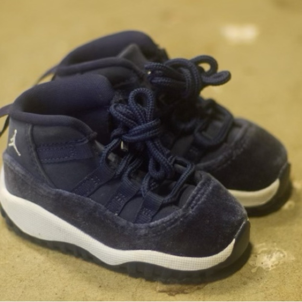 Velvet Blue Jordan’s|Baby Shoes|Air Jordan 11 Retro